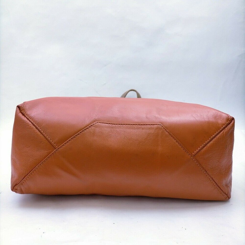 authentic Celine Shopping bag Vertical bicolor, taupe and b - Picture 6 of 16